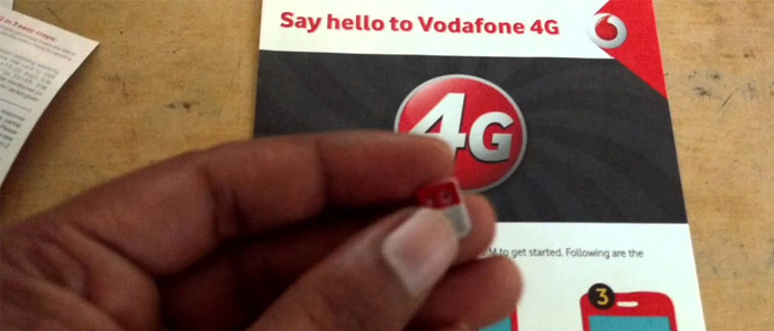 Vodafone new sim