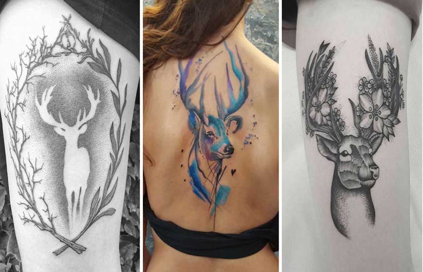 Deer Tattoo Designs 2020 - Deer Tattoos for Male and Females.