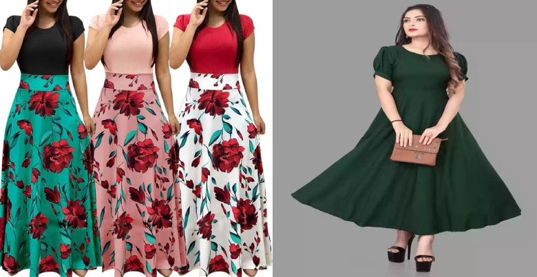 Valentine Day ke din Date par jane ke liye mexi dress
