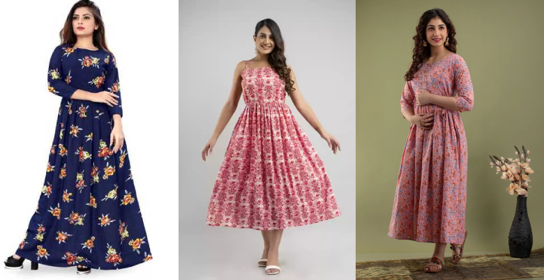 Valentine day par date hai to pehne mexi dress